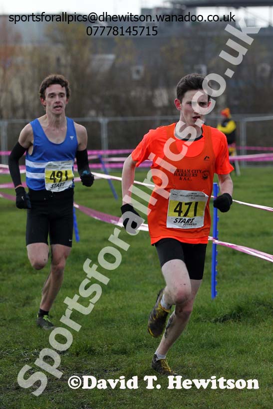 Mens under-17s North Eastern Cross Country Chanpionships. Photo: David T. Hewitson/Sports for All Pics